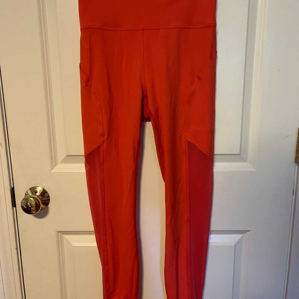 Lululemon Women's Orange/Red Leggings